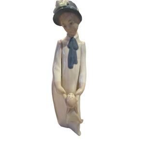 Beautiful Vintage REX VALENCIA Spain Mother And Child Porcelain Figurine - 9"